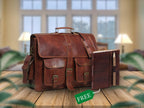 The Summit Leather Set — Briefcase + Journal