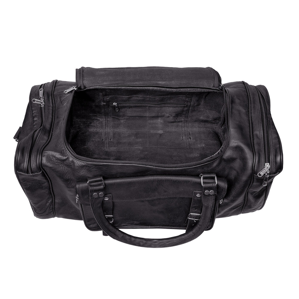 The Black Fort Leather Travel Set — Duffle, Toiletry & Wallet