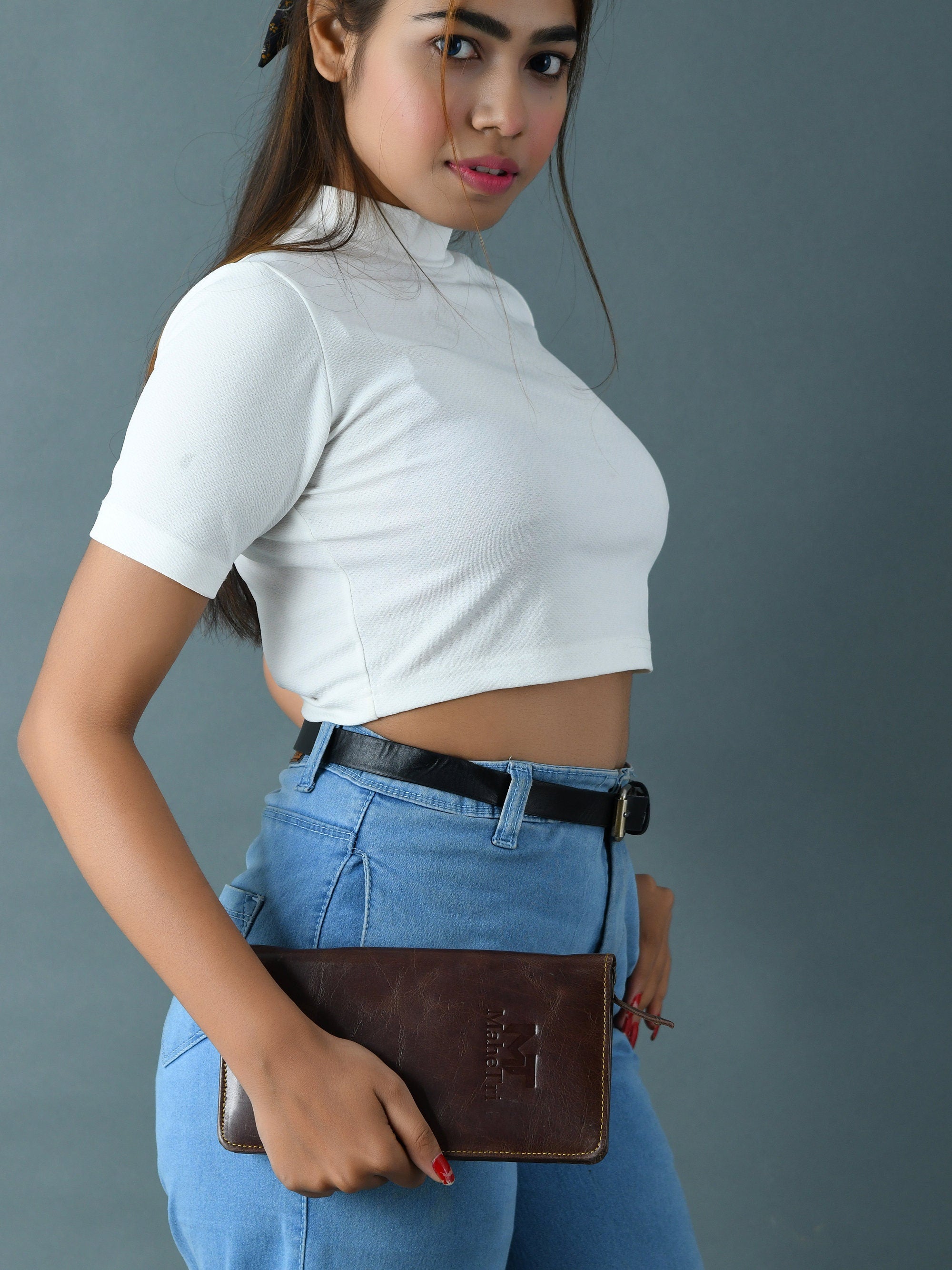 Women's Leather Mini Backpack + Free Clutch Wallet – Gift for Her