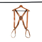 Photographer's Combo – Leather Camera Bag + Dual Camera Harness