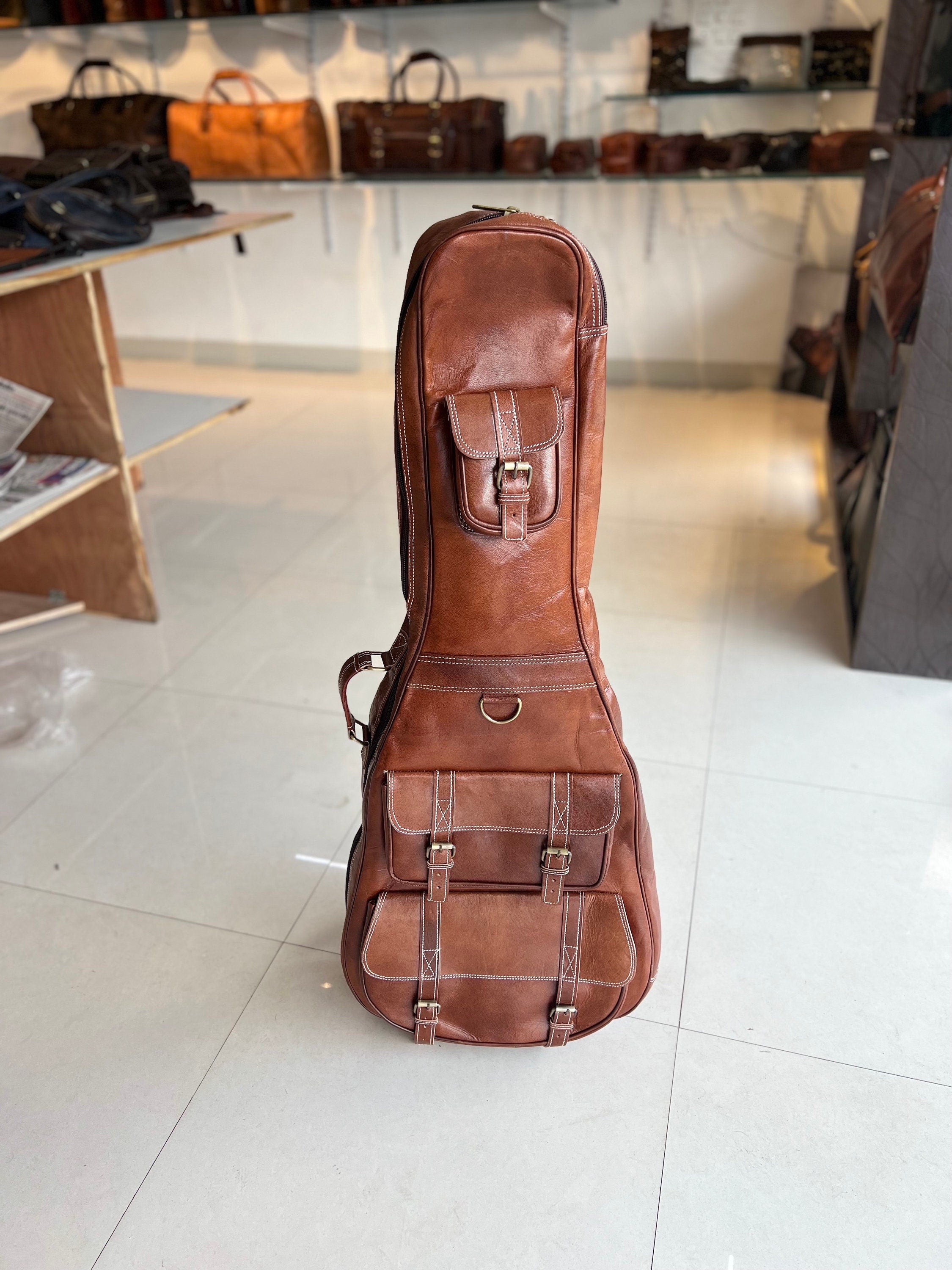 Leather Guitar Bag – Handmade Acoustic & Electric Guitar Case