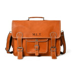 Personalized Genuine Leather Laptop Bag – Custom Leather Bag