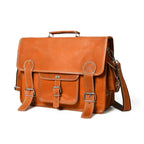 Personalized Genuine Leather Laptop Bag – Custom Leather Bag
