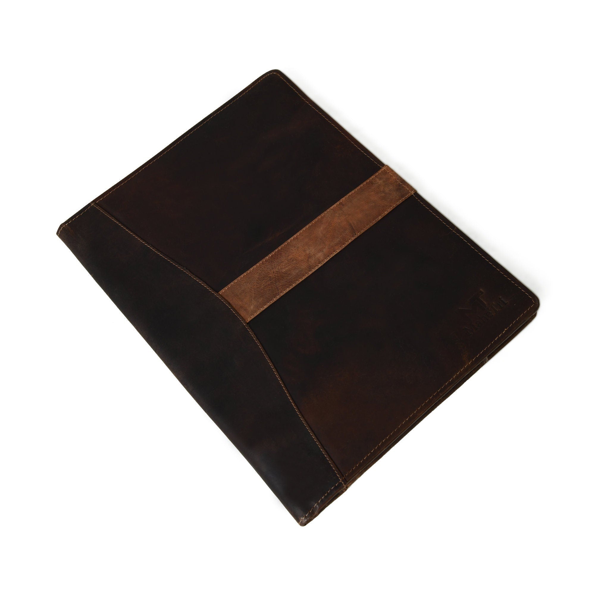 Personalized Leather Portfolio Padfolio – Father's Day Gift for Men