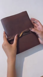 Personalized Engraved Leather Journal – Minimalist Notebook